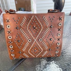 Womens Western Leather Concealed Carry Purse